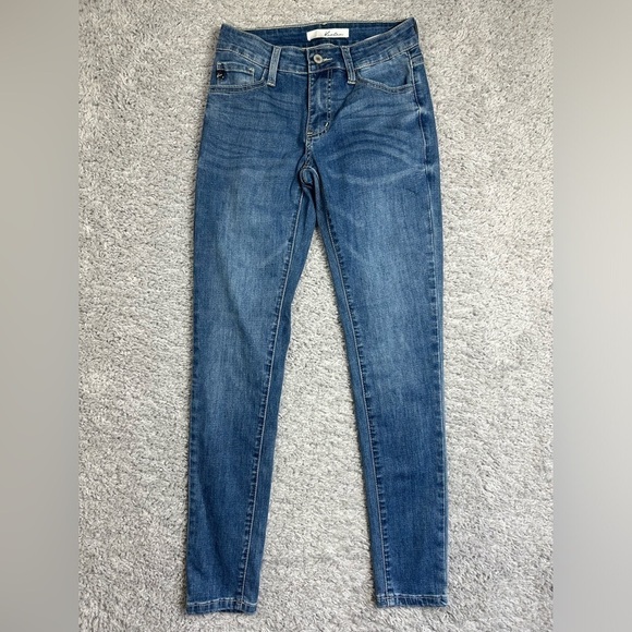 Kancan Jeans Womens 24 Jenna Midrise Ankle Skinny Style KC11214CHM Classic Basic - Picture 1 of 4